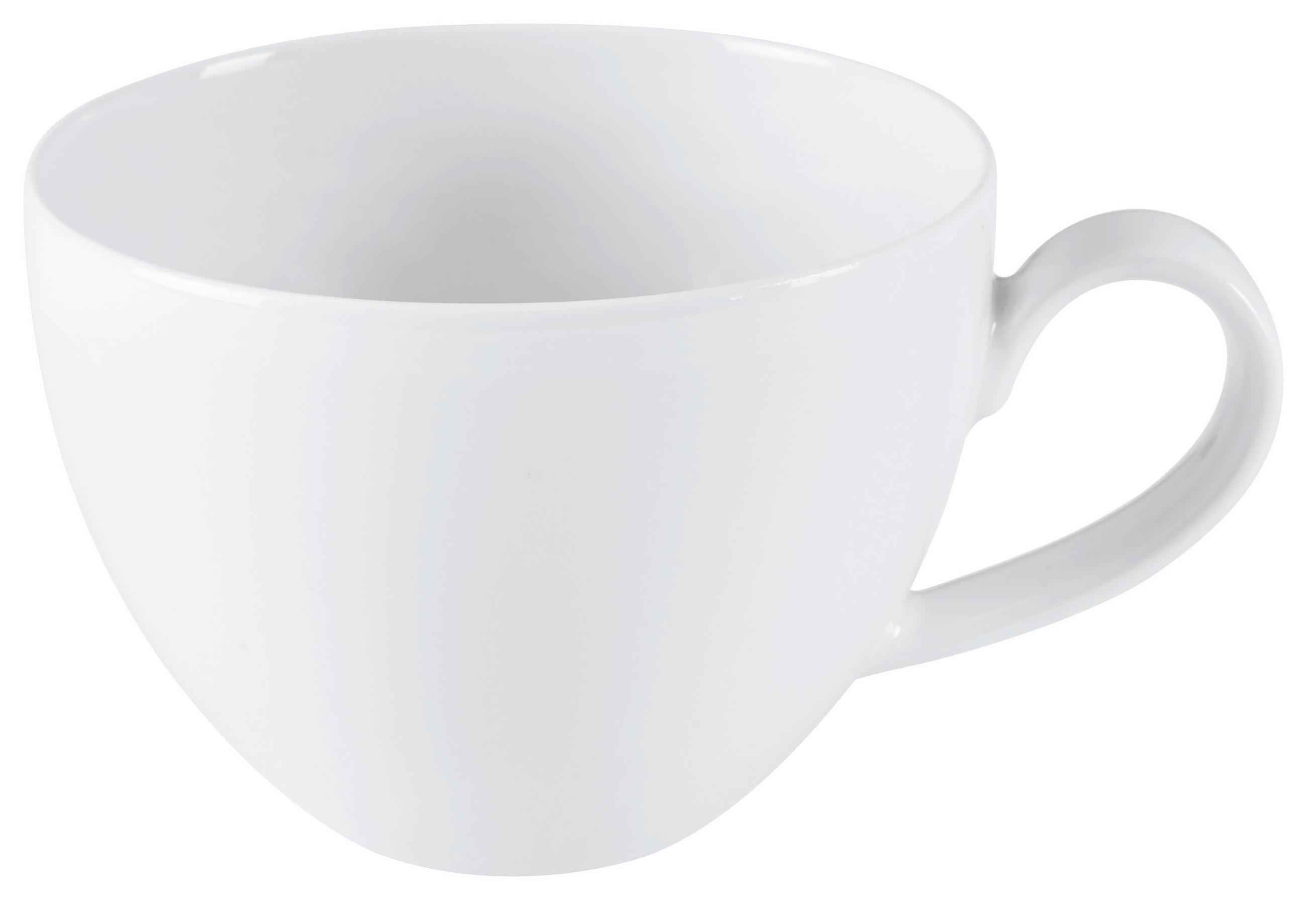 FRÜHSTÜCKSTASSE Zoe Fine Diamond 370 ml  - Weiß, Keramik (0,37l) - Seltmann Weiden