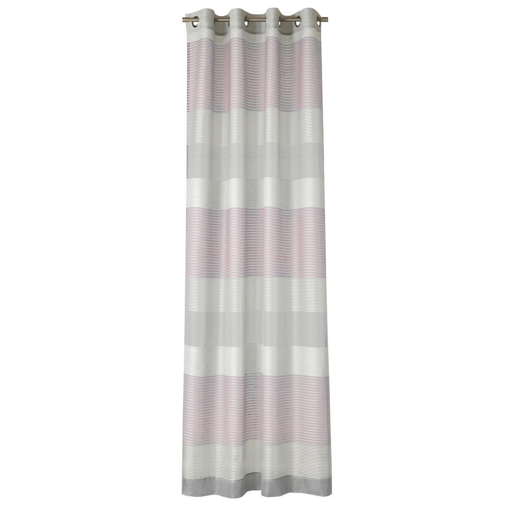 Joop! ZÁVĚS S OČKY, průhledné, 140/250 cm