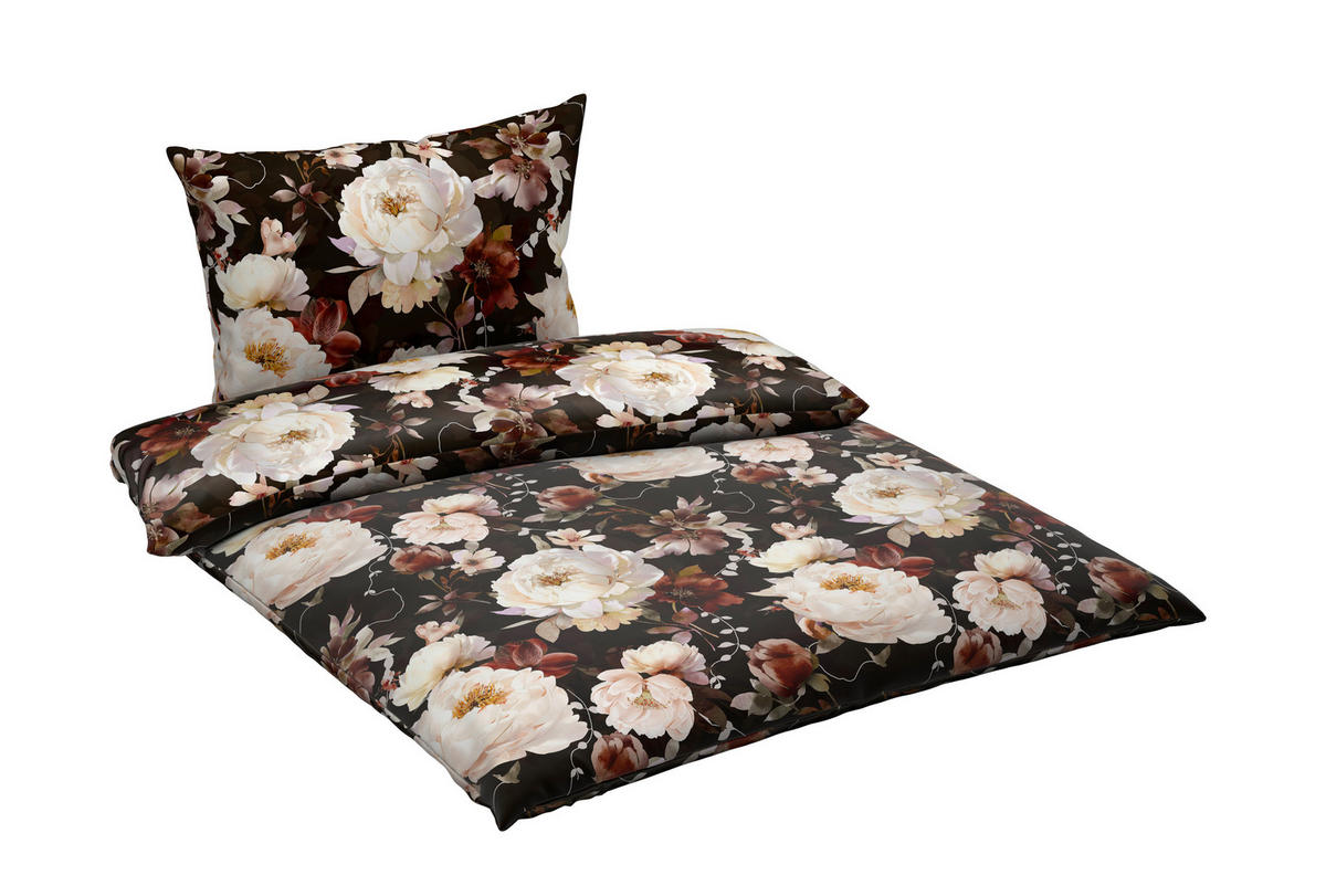 BETTWÄSCHE 2-teilig TANJA Satin 140/200 cm  - Multicolor, Design, Textil (140/200cm) - Novel