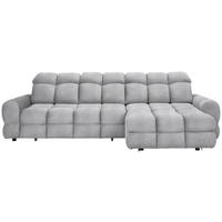 HÖRNSOFFA i velour ljusgrå  - ljusgrå/svart, Design, textil/plast (283/178cm) - Welnova