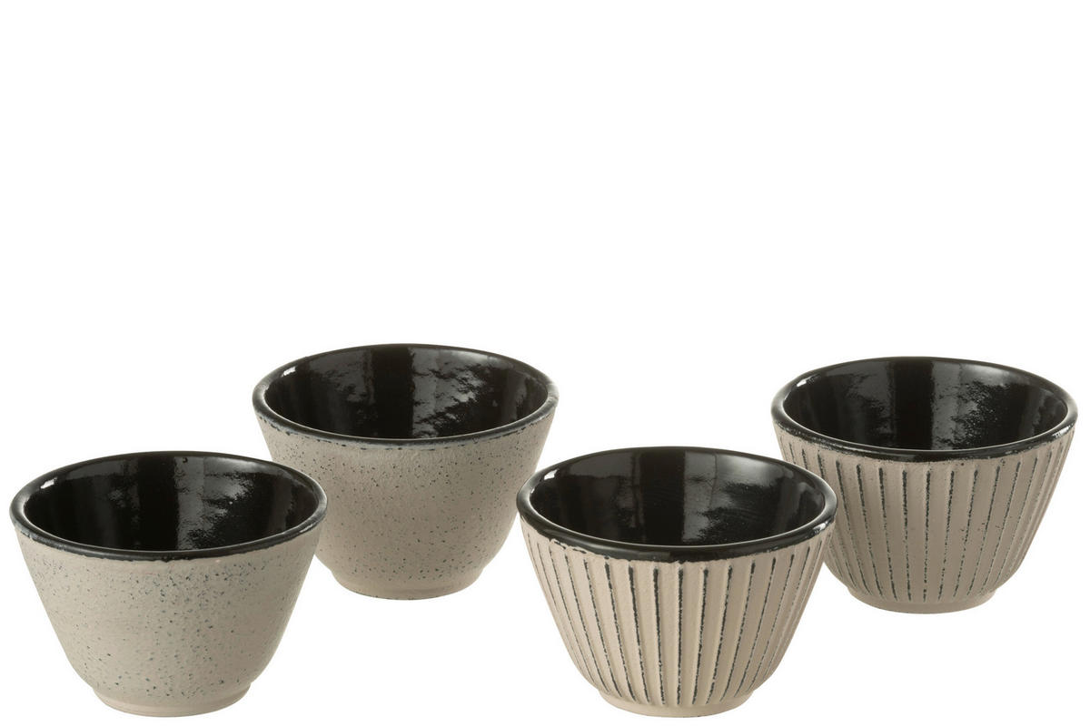 TEETASSE  - Beige, Basics, Metall (8/8/5cm)