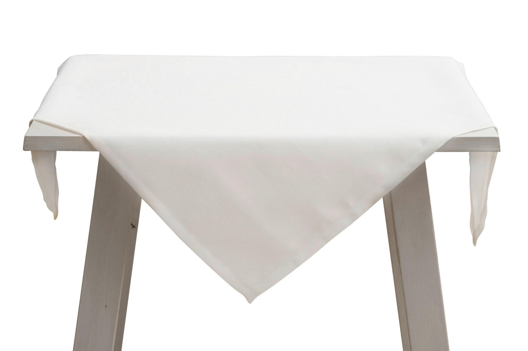 TISCHDECKE 85/85 cm  - Weiß, Basics, Textil (85/85cm)