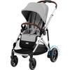 KINDERWAGEN EGAZELLE S  - Silberfarben/Grau, Design, Kunststoff/Metall (94.5-107,5/66/100cm) - cybex GOLD