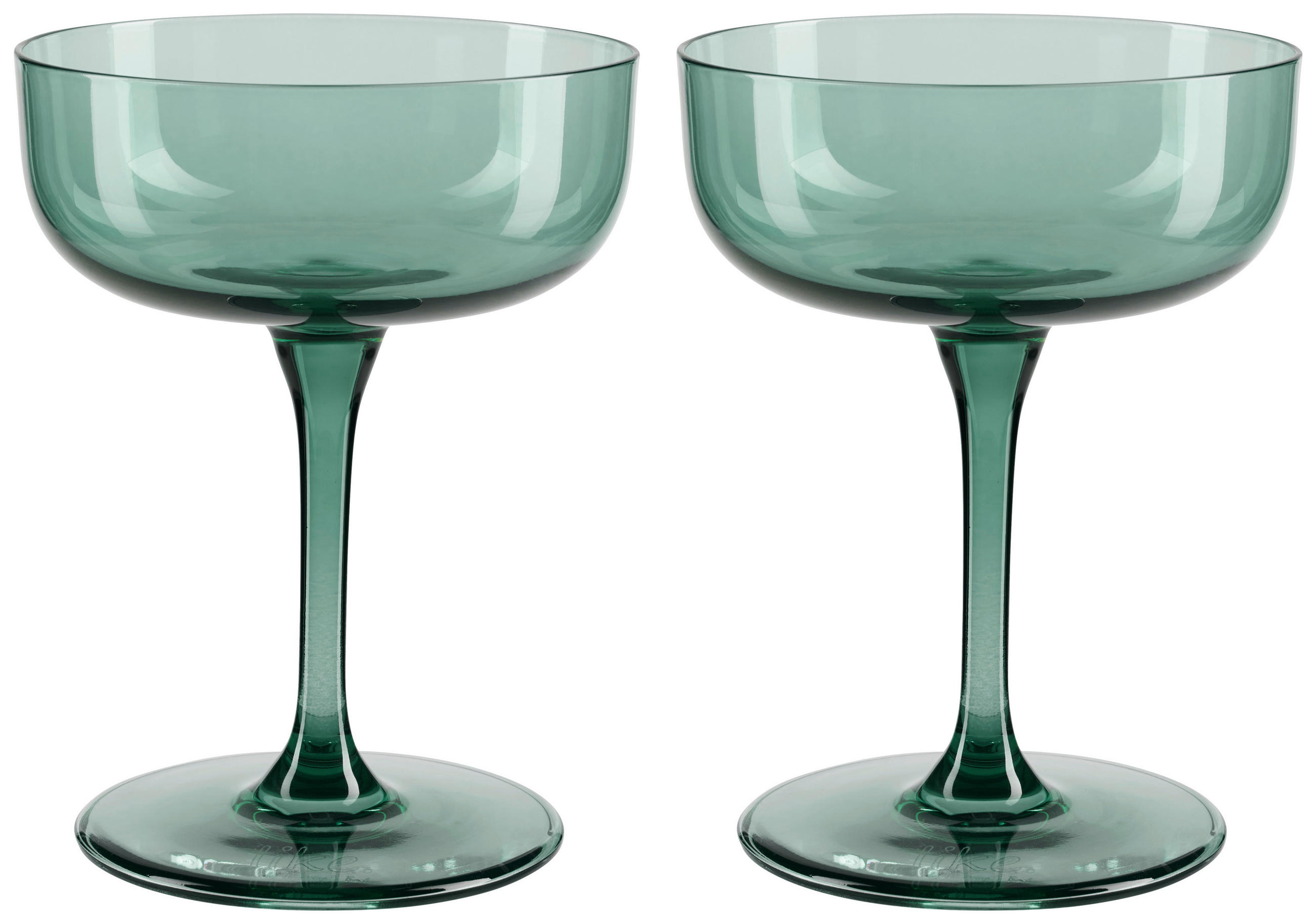 SEKTGLAS 100 ml 2-teilig  - Grün, Design, Glas (100ml) - like.Villeroy & Boch