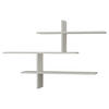 WANDREGAL 123/81/22 cm  - Weiss, Design, Holzwerkstoff (123/81/22cm) - Livetastic