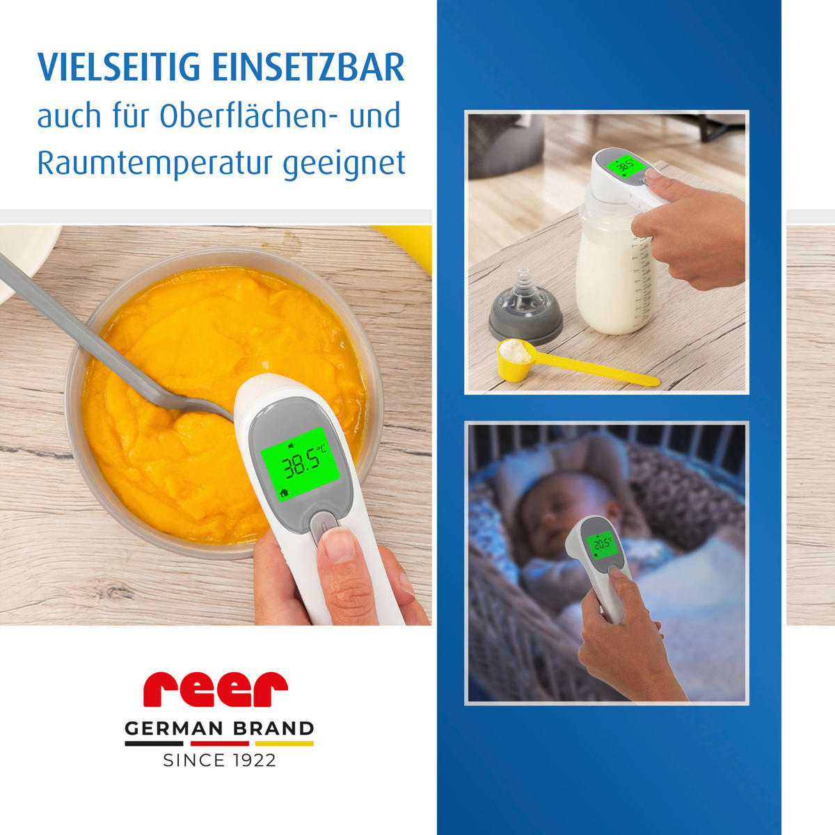 FIEBERTHERMOMETER - Weiß, Basics, Kunststoff (19,5/9,7/5,8cm) - Reer