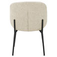 STUHL   Webstoff  Schwarz, Beige  - Beige/Schwarz, MODERN, Textil/Metall (48/79/59cm) - Carryhome