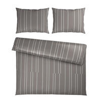BETTWÄSCHE Satin 200/210 cm  - Silberfarben, Design, Textil (200/210cm) - Dieter Knoll