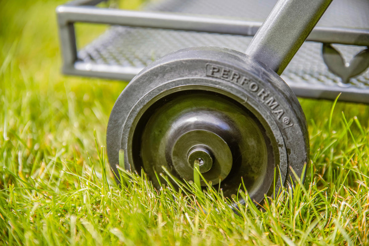 GARTEN-SERVIERWAGEN  - Grau, Basics, Metall (69/54/87cm) - Gardenson