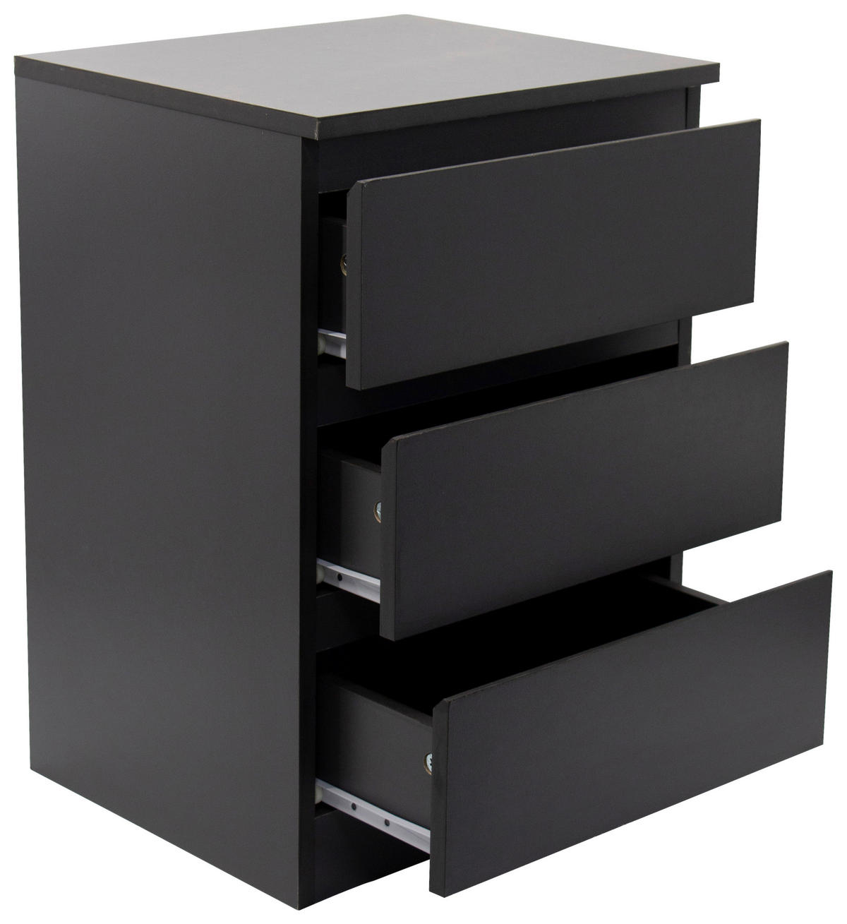 NACHTSCHRANK 39,7/57/35 cm, Anthrazit,  - Anthrazit, Basics, Holzwerkstoff (39,7/57/35cm) - Boxxx
