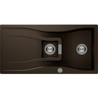 SPÜLE WATD150ABRO  - Edelstahlfarben/Bronzefarben, Basics, Stein (100/29,3/50cm) - Schock