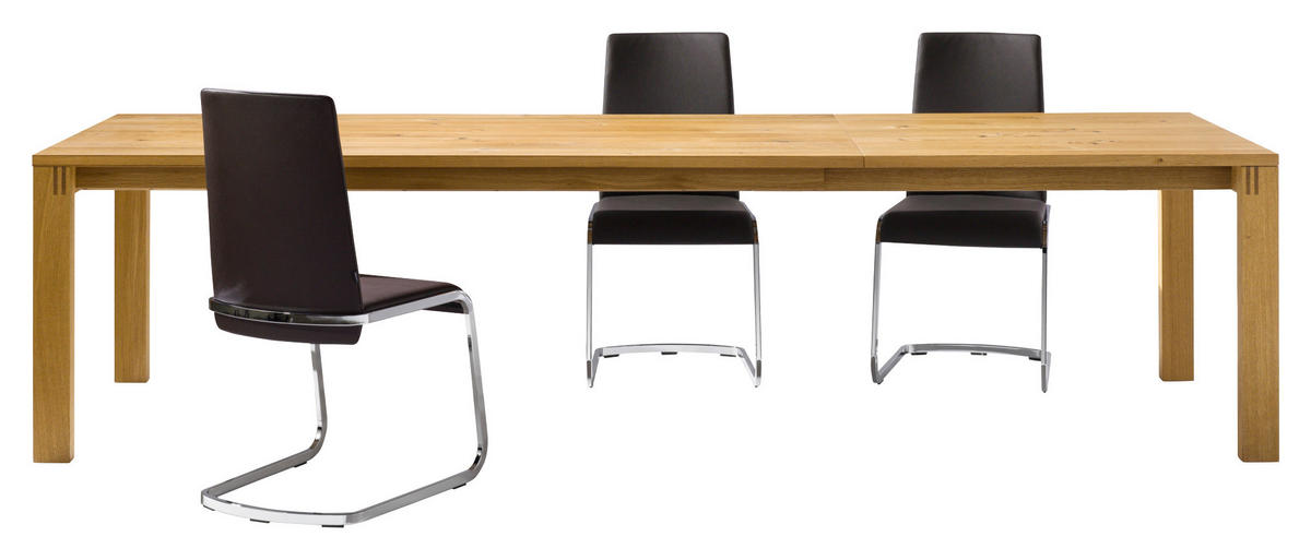 ESSTISCH in Holz 150(250)/100/75 cm  - Eichefarben, Design, Holz (150(250)/100/75cm) - Team 7
