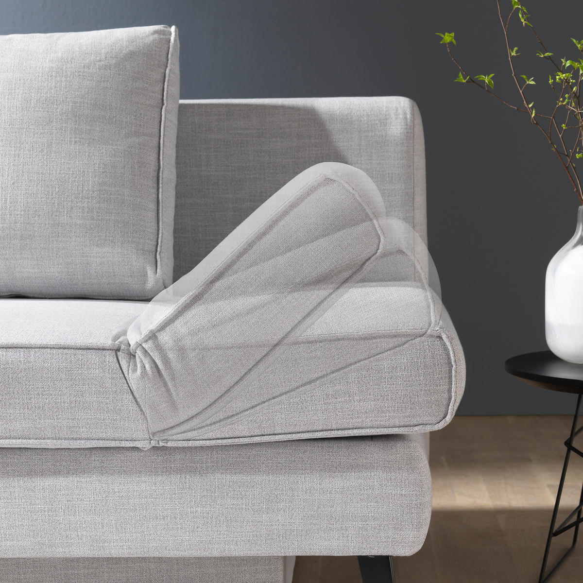 SCHLAFSOFA in Dunkelrot  - Schwarz/Dunkelrot, Design, Textil/Metall (200/85/90cm) - Xora
