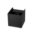 LED-WANDLEUCHTE 10/10/10 cm - Schwarz, Basics, Kunststoff/Metall (10/10/10cm) - Novel