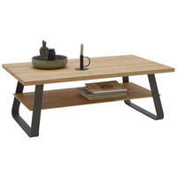 COUCHTISCH in Holz, Metall 120/70/42,6 cm  - Wildeiche/Schwarz, Natur, Holz/Metall (120/70/42,6cm) - Valnatura
