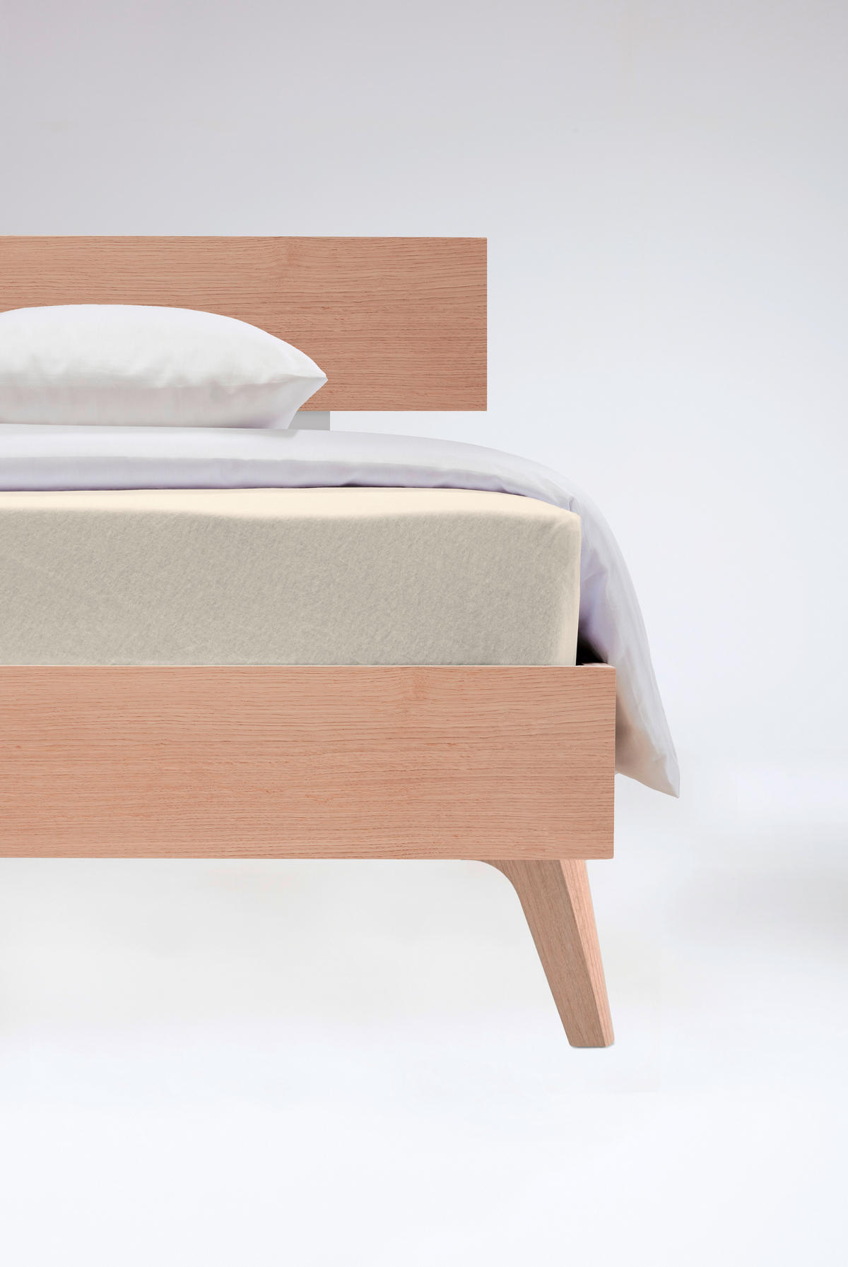 SPANNBETTTUCH Flausch Jersey Jersey  - Creme, Basics, Textil (100/200cm) - Fleuresse