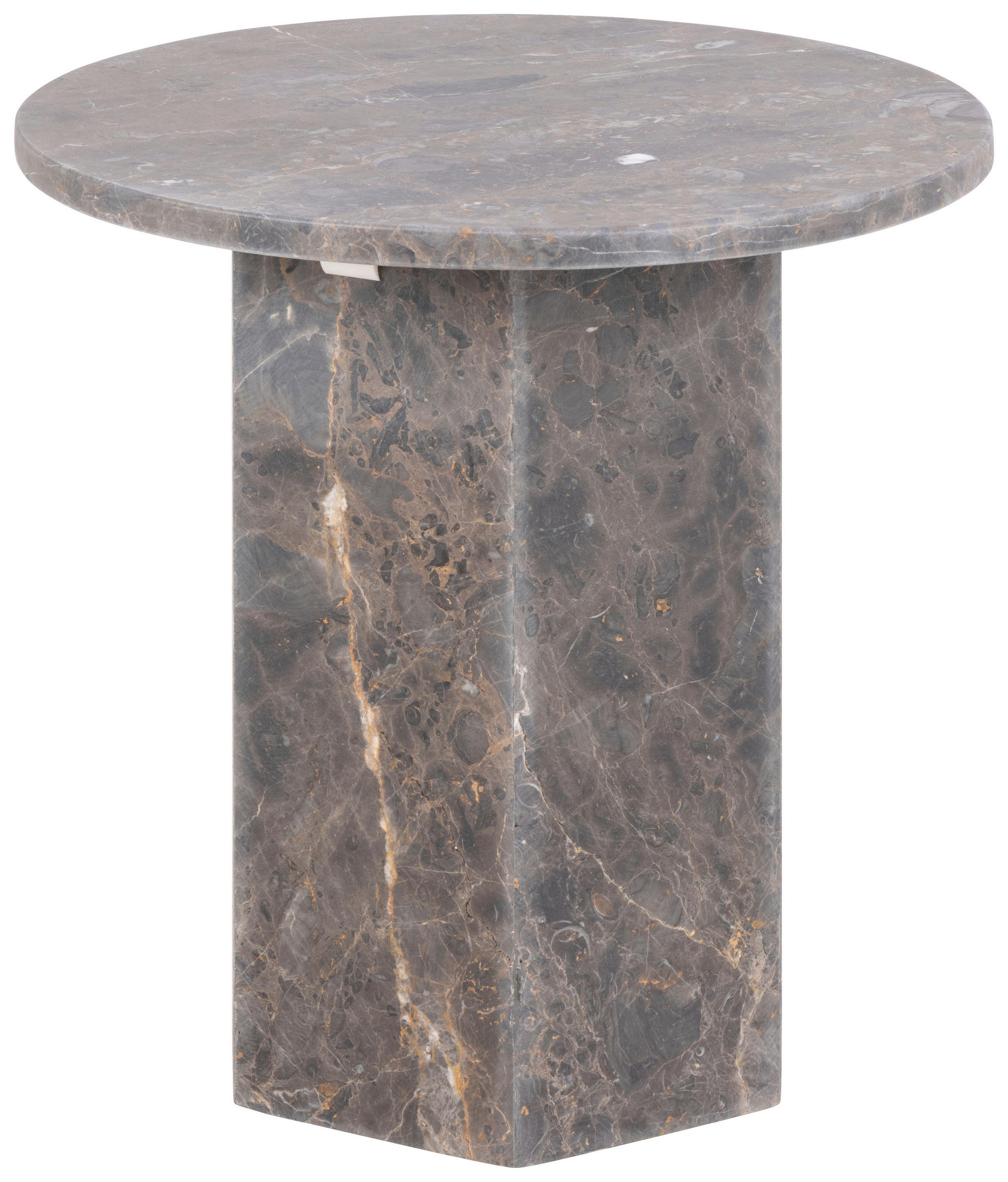 Thumbnail - Mid.you Beistelltisch, Braun, Stein, rund, Säule, 50x50x50 cm, Wohnzimmer, Wohnzimmertische, Beistelltische