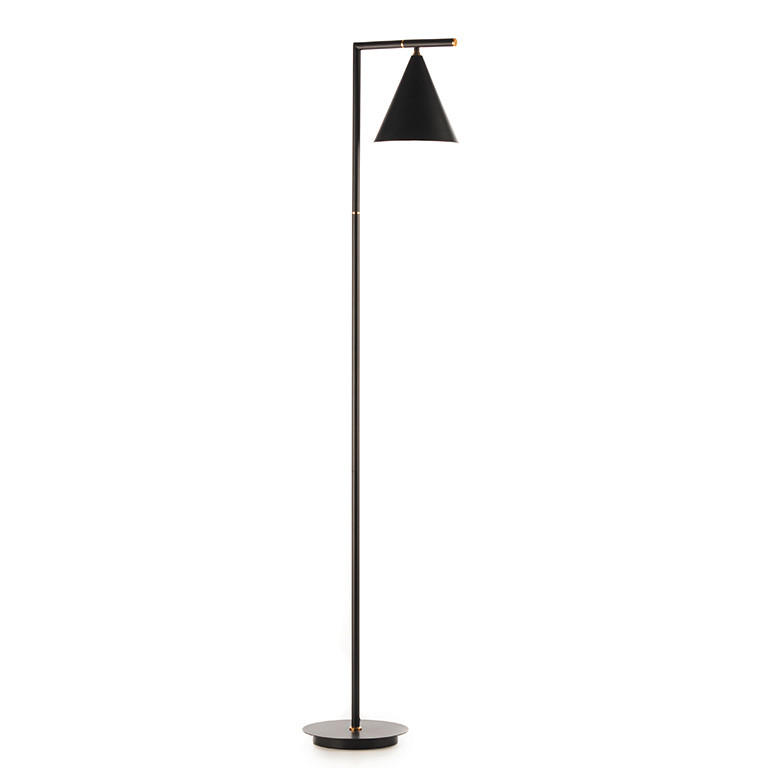 STEHLEUCHTE 28/25/163 cm    - Schwarz, Design, Metall (28/25/163cm)
