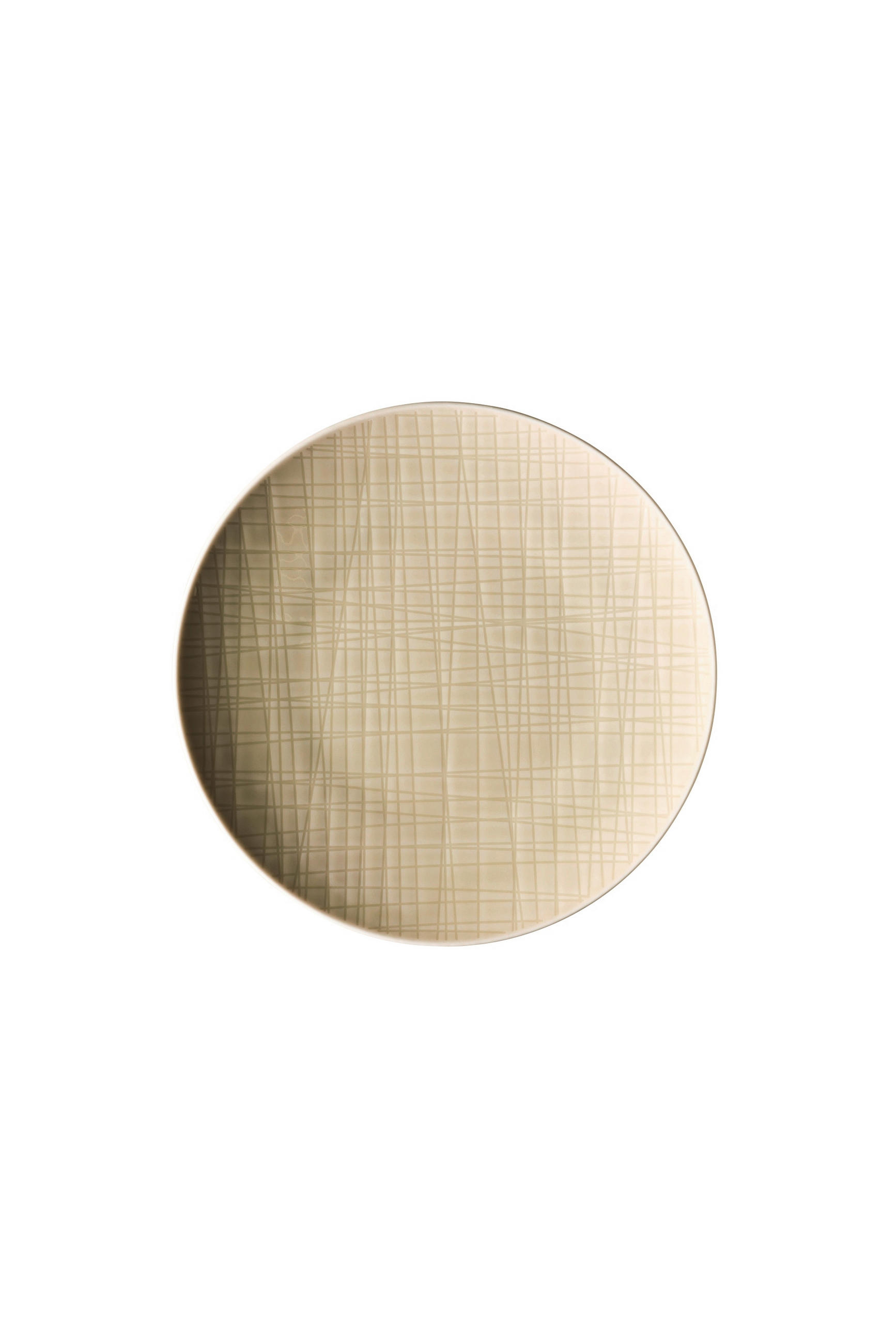 FRÜHSTÜCKSTELLER Creme 21 cm Mesh  - Creme, KONVENTIONELL, Keramik (21cm) - Rosenthal