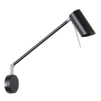 VÄGGLAMPA 32,5/8/40 cm   - svart, Design, metall (32,5/8/40cm)