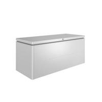 KISSENBOX - Silberfarben, Design, Metall (200/90/85cm)