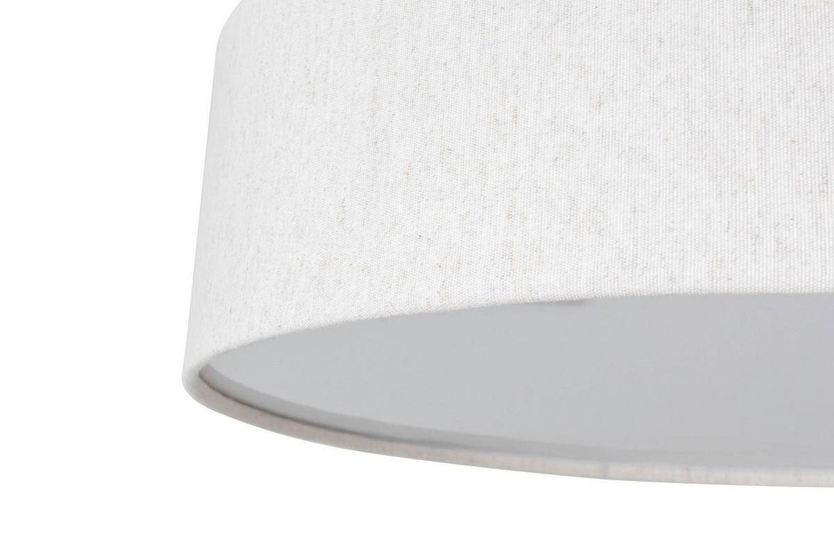 DECKENLEUCHTE  45/13 cm    - Naturfarben, Basics, Kunststoff/Textil (45/13cm) - Novel