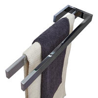 HANDTUCHHALTER Chromfarben  - Chromfarben, Basics, Metall (39,0/3/11cm) - Novel