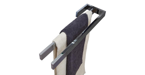 HANDTUCHHALTER 39,0/3/11 cm  - Chromfarben, Basics, Metall (39,0/3/11cm) - Novel