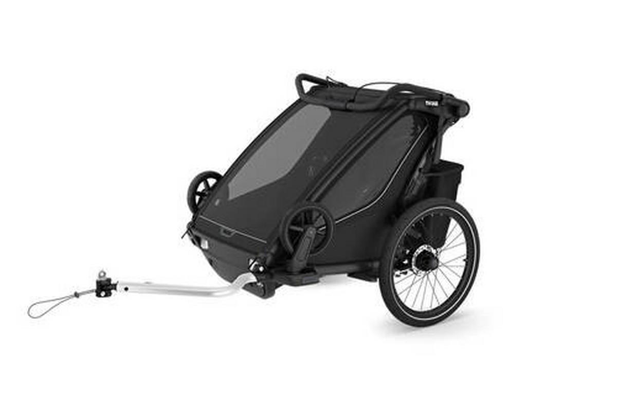 FAHRRADANHÄNGER   Chariot Sport2 dbl  - Schwarz, Basics, Textil/Metall (88/34/73cm) - Thule