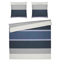 BETTWÄSCHE JOOP! MOOD Makosatin 240/220 cm  - Blau, KONVENTIONELL, Textil (240/220cm) - Joop!