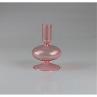 KERZENSTÄNDER - Rosa, Basics, Glas (8/8/13cm)