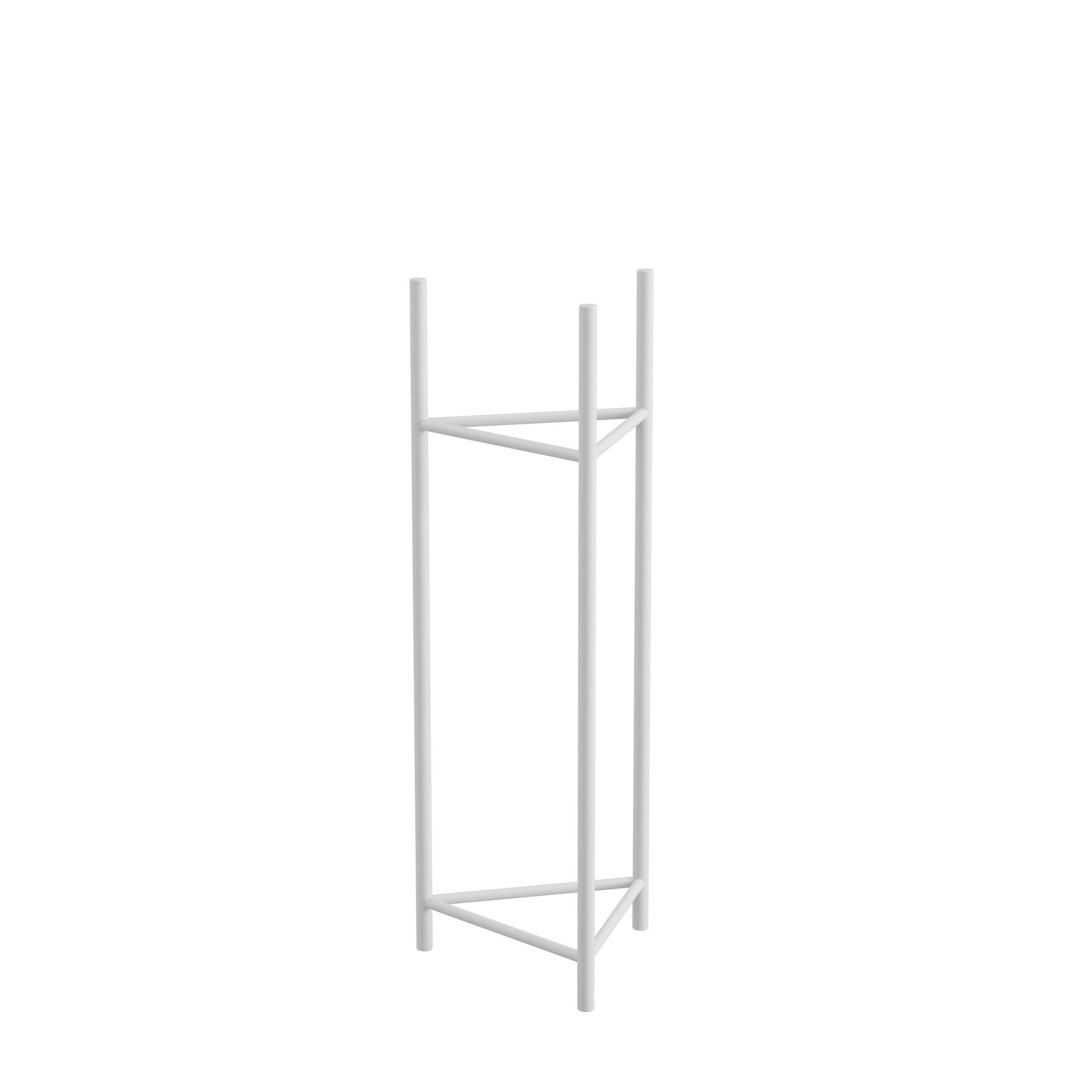 BLUMENSTÄNDER Metall  - Weiß, Basics, Metall (27/75/27cm)