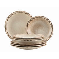 TELLERSET IDA 8-teilig  - Beige, Basics, Keramik - Mäser