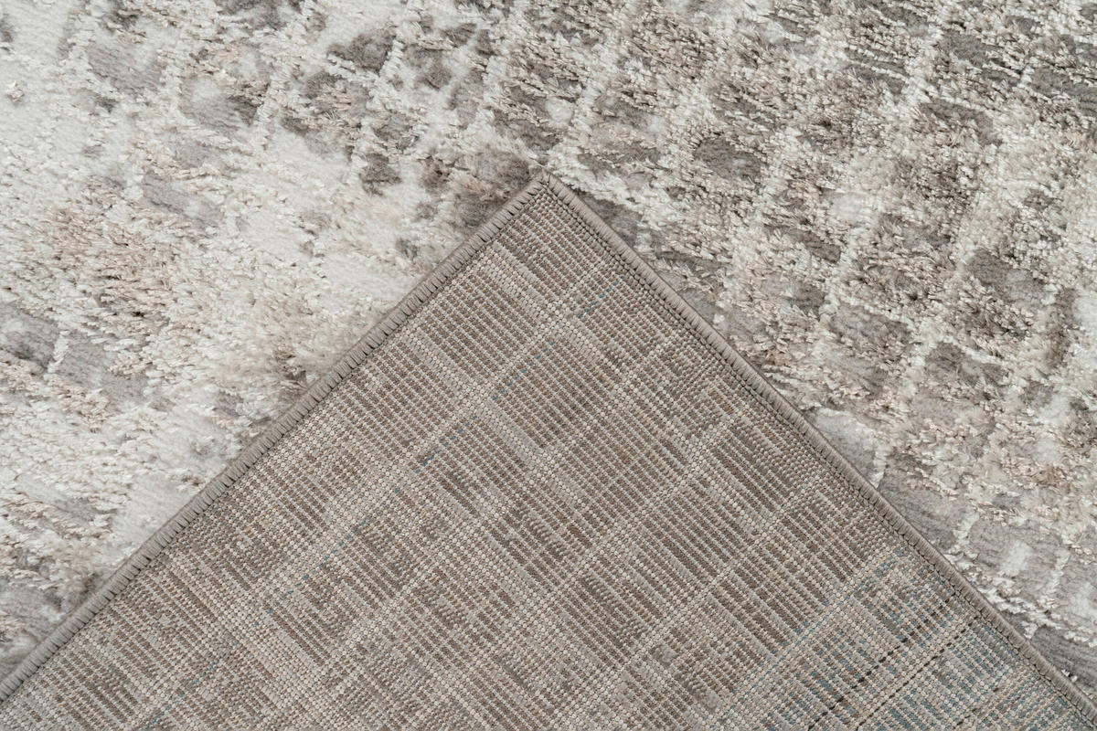 FLACHWEBETEPPICH 80/150 cm Silberfarben, Beige  - Beige/Silberfarben, Basics, Textil (80/150cm) - Kayoom