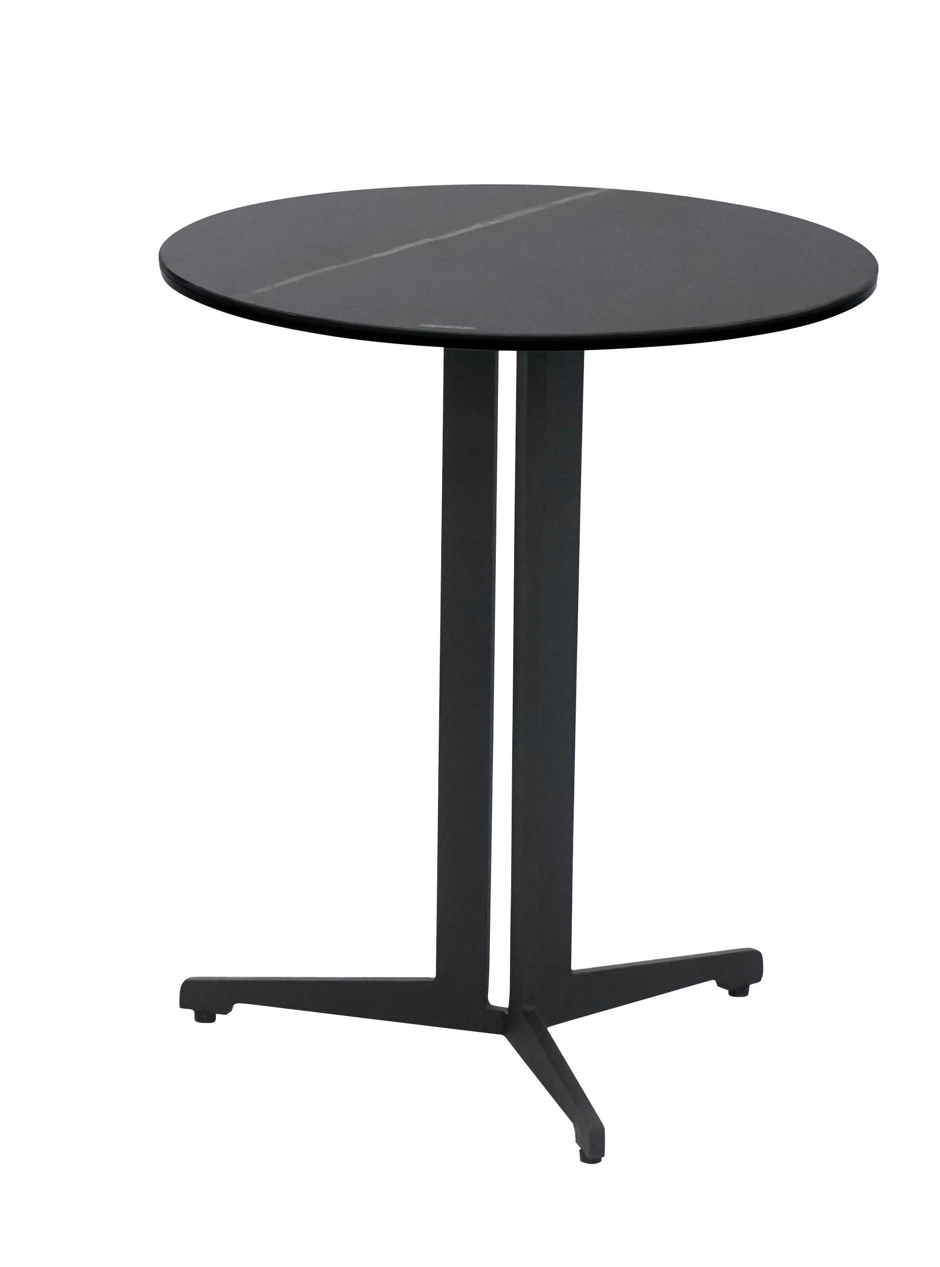 BEISTELLTISCH 40/40/45 cm Schwarz rund  - Schwarz, Design, Glas/Keramik (40/40/45cm) - Novel