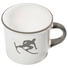 KAFFEEBECHER 240 ml - Weiß/Grau, LIFESTYLE, Keramik (12/7,8/9,2cm) - Gmundner KAFFEEBECHER 240 ml - Weiß/Grau, LIFESTYLE, Keramik (12/7,8/9,2cm) - Gmundner