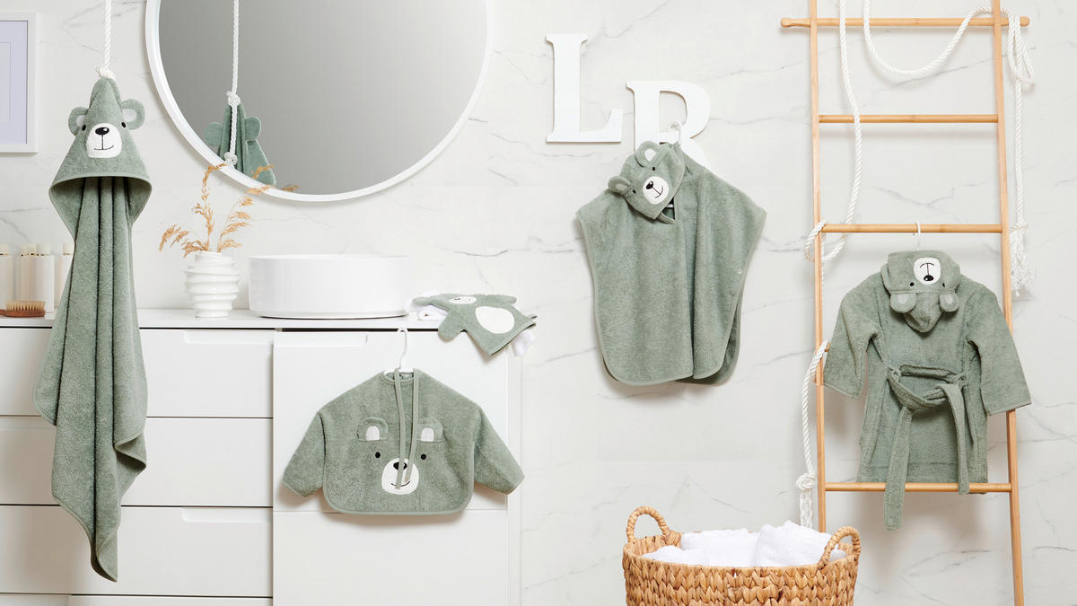 LÄTZCHEN  - Mintgrün, Basics, Textil (73/50cm) - Avelia