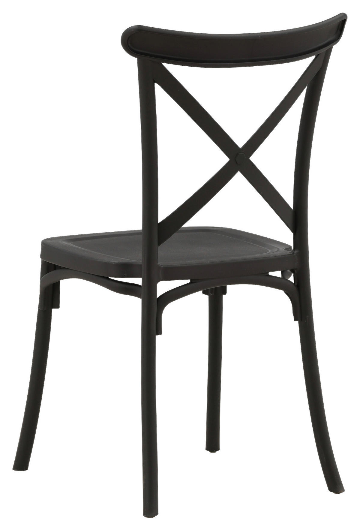 STOLSET 2 styck slät  - svart, Design, plast (52/90/55cm) - Livetastic