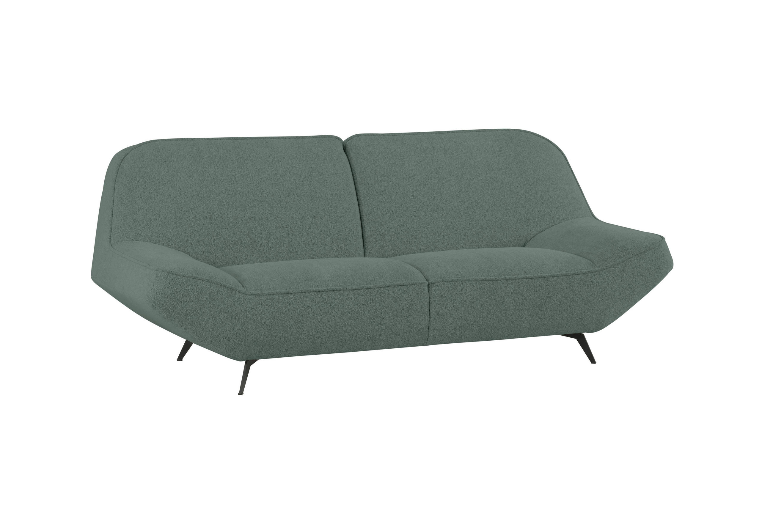 3-SITZER-SOFA Chenille Grau  - Grau, Design, Textil (223/87/96cm) - MID.YOU