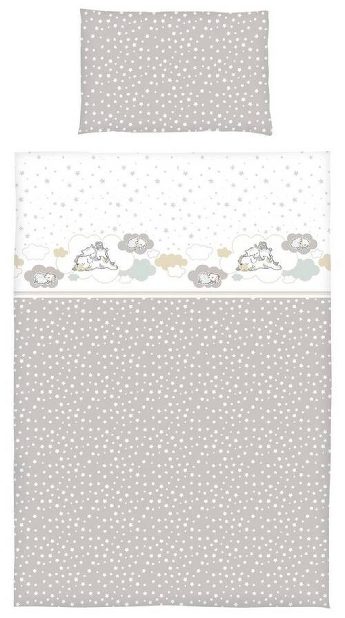 SET ZA DJEČJI KREVETIĆ  100/135 cm     - taupe, Basics, tekstil (100/135cm) - Patinio