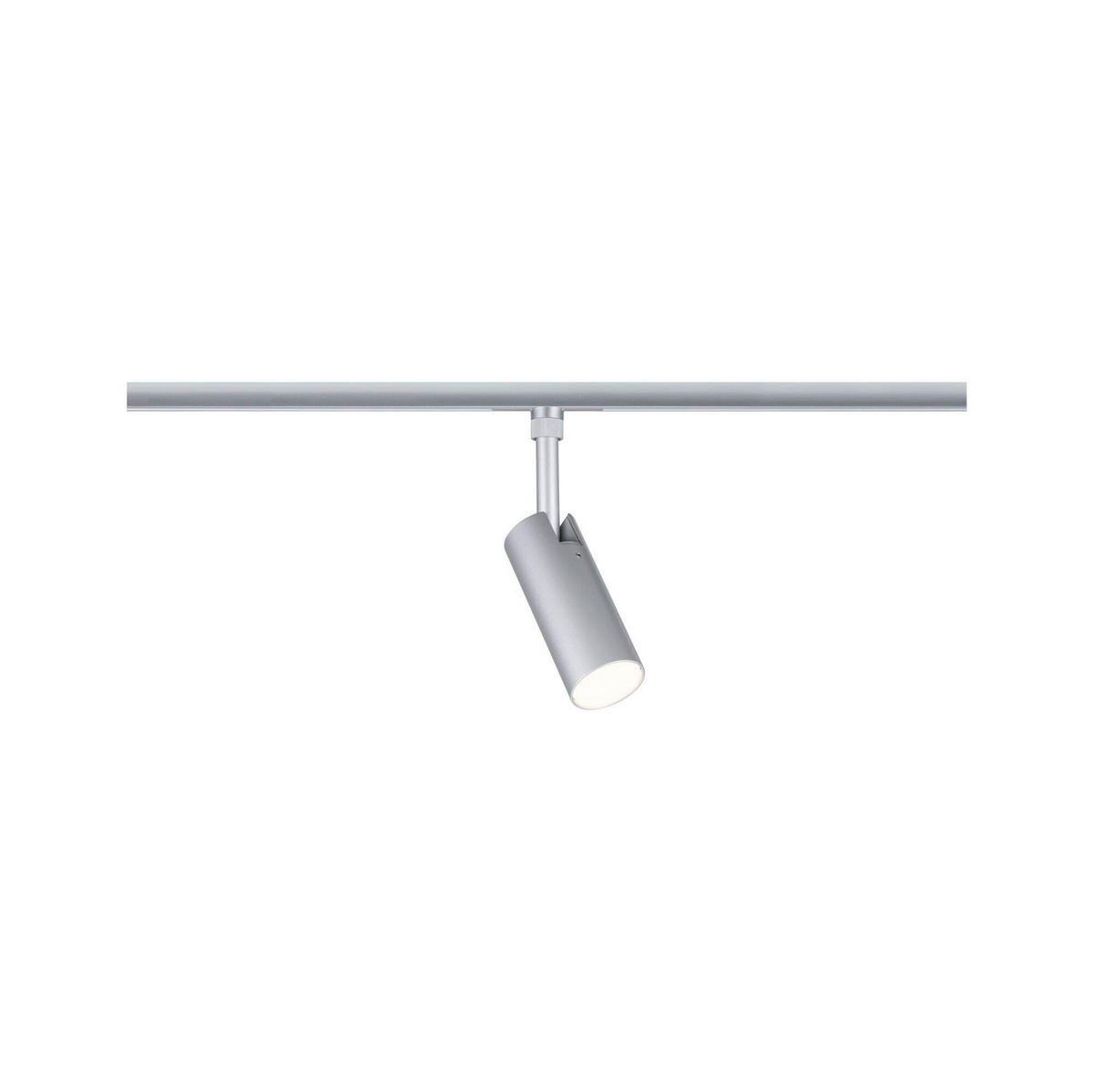 SCHIENENSYSTEM-STRAHLER URail 4,3/19 cm  - Chromfarben, Basics, Metall (4,3/19cm) - Paulmann