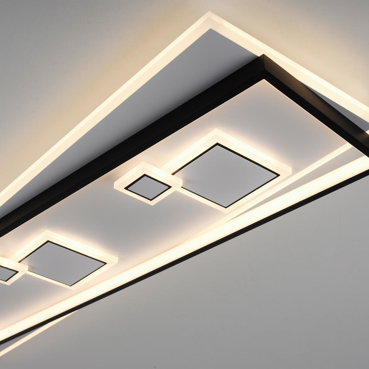 STROPNÍ LED SVÍTIDLO, 97,5/30/5,5 cm - Basics, kov/plast (97,5/30/5,5cm)