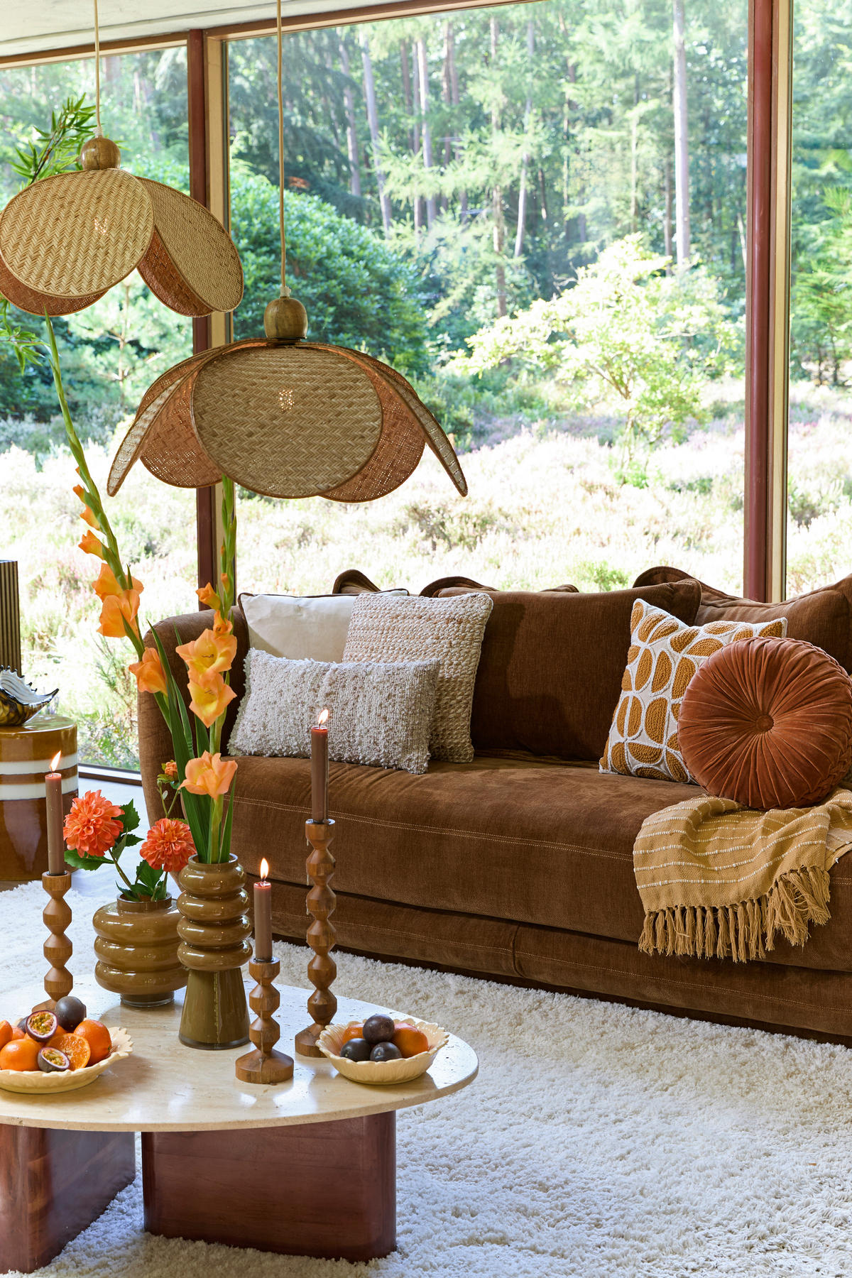 ZIERKISSEN MEZOKI 60/30 cm  - Hellbraun, LIFESTYLE, Textil (60/30cm) - Light & Living