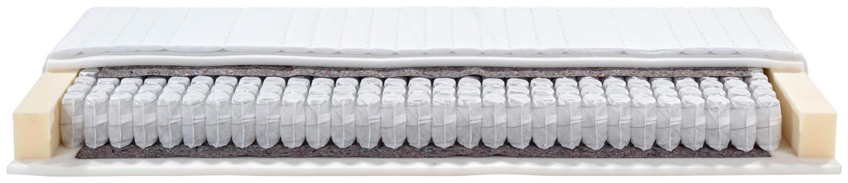 ROLLMATRATZE - Weiß, Textil (90/200cm)