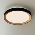 LED-DECKENLEUCHTE Nashville 48/8 cm  - Schwarz/Sonoma Eiche, Basics, Kunststoff/Metall (48/8cm) - Novel