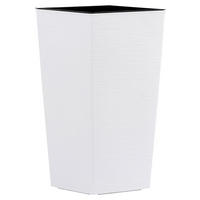 PFLANZENTOPF  - Weiß, Basics, Kunststoff (40/75/40cm) - Siena Garden