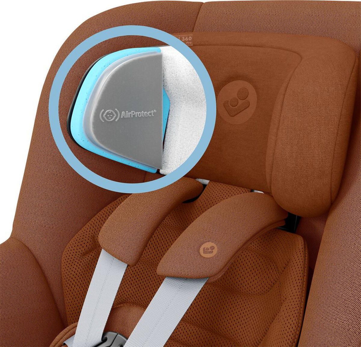 REBOARD DEČJE SEDIŠTE  PEARL 360 PRO  - braon/crna, Osnovno, tekstil/metal (43.2cm) - Maxi-Cosi