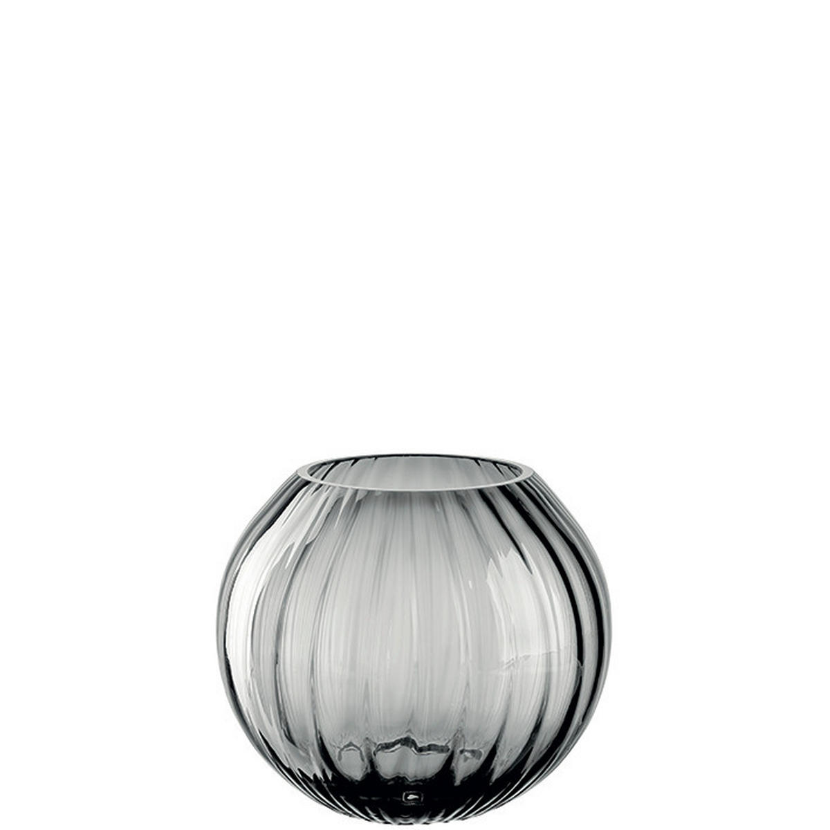 VAZA   20/17,5/20 cm   staklo  - siva, Basics, staklo (20/17,5/20cm) - Leonardo