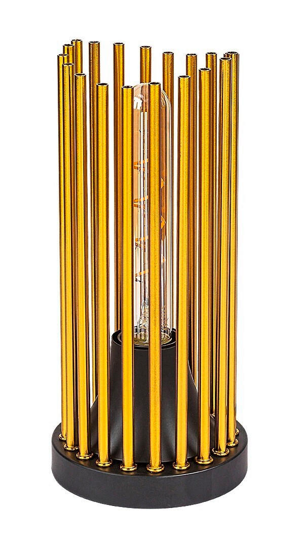 STONA LAMPA - bakarna/crna, Dizajnerski, metal (12/26cm)