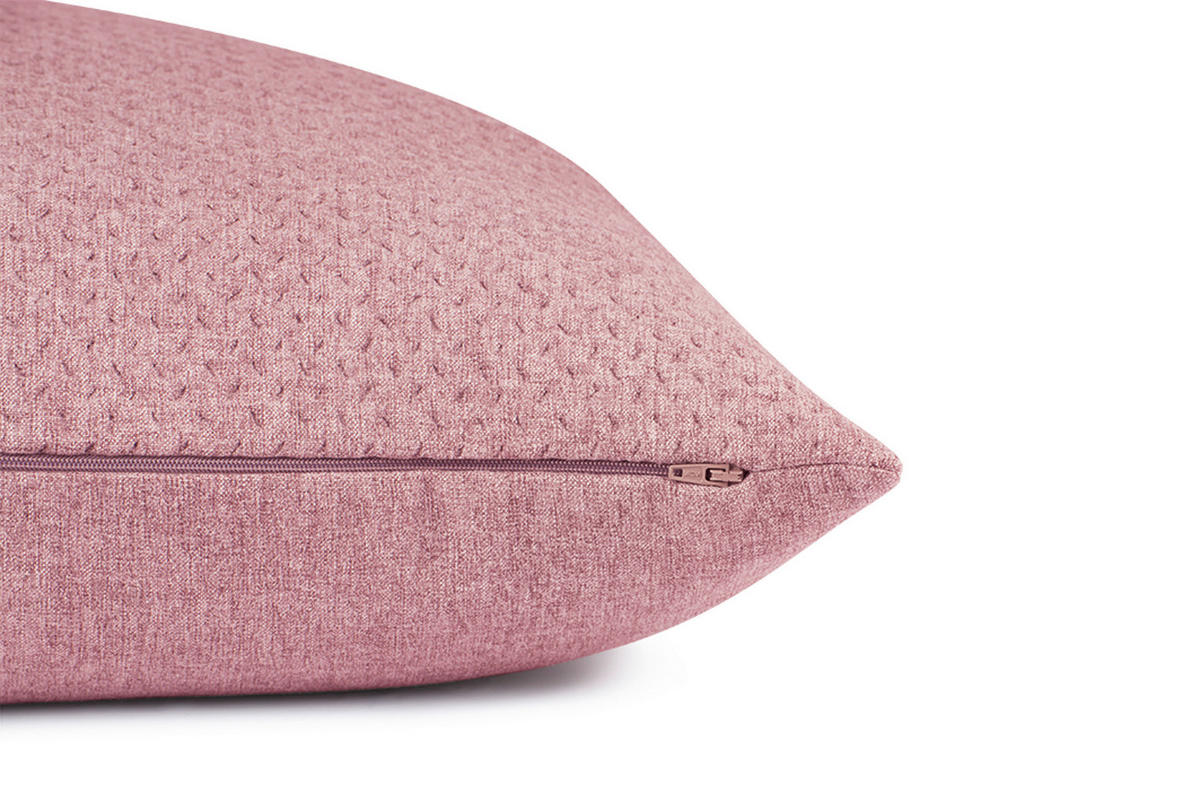 KISSENHÜLLE E-HarpStructure 45/45 cm  - Altrosa/Rosa, KONVENTIONELL, Textil (45/45cm) - Esprit